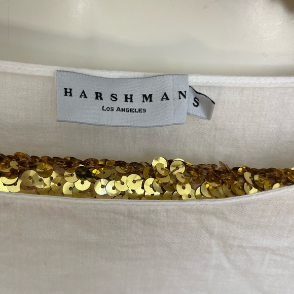 Harshman Balloon Puff Sleeve Cotton Tee - Picture 3 of 4